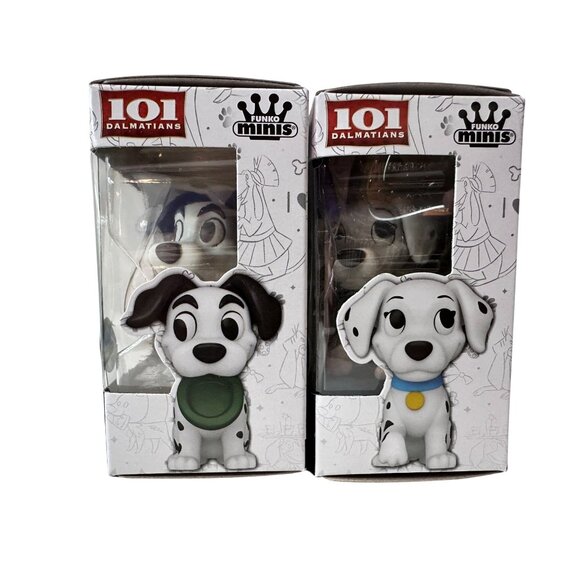 Disney Funko Minis Pongo & Perdita Vinyl Figures Exclusive 101 Dalmatians NEW - Picture 8 of 10